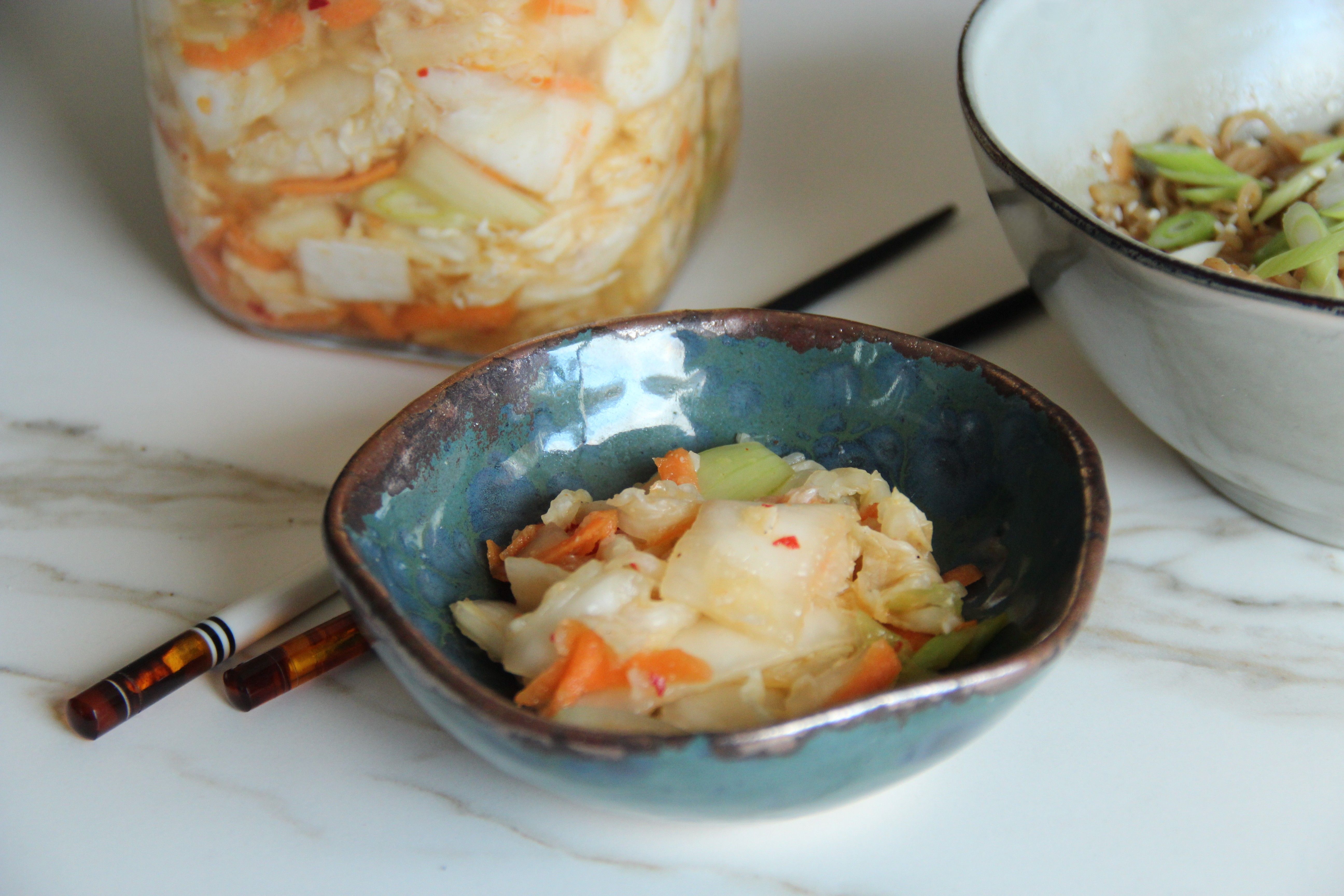 Kimchi in een schaaltje